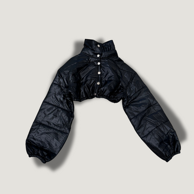 Tell The Truth Black Nylon Jacket