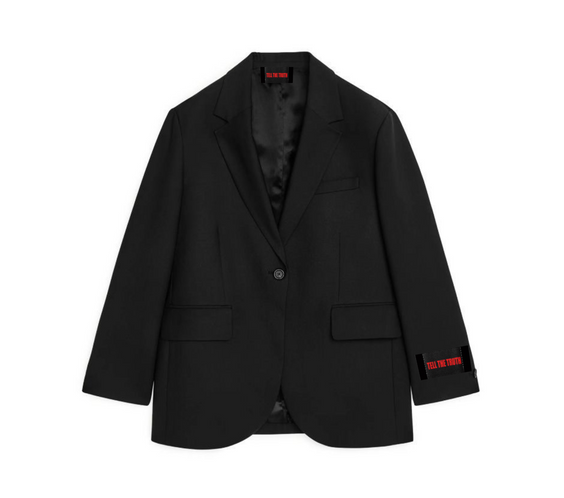 Tell The Truth Oversized Blazer Jacket