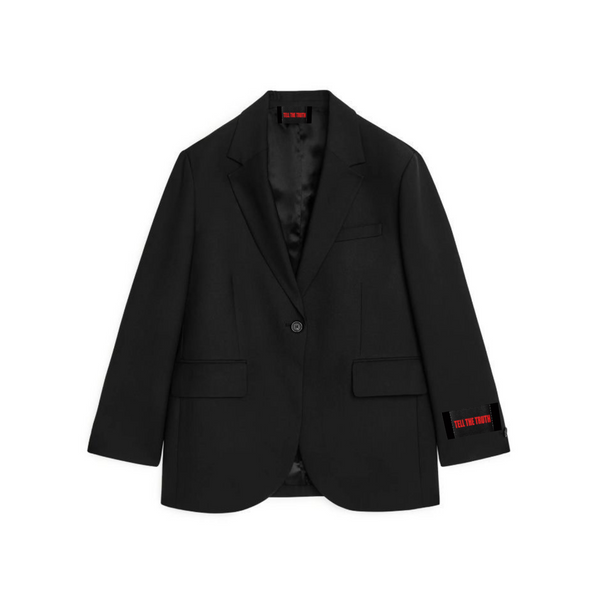 Tell The Truth Oversized Blazer Jacket