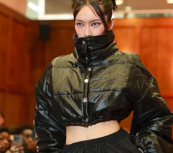 Tell The Truth Black Nylon Jacket