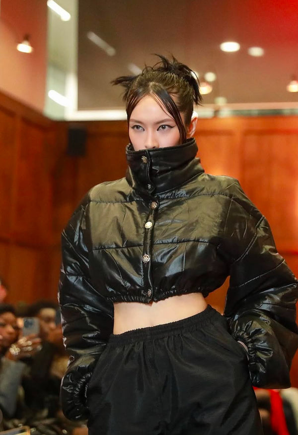 Tell The Truth Black Nylon Jacket