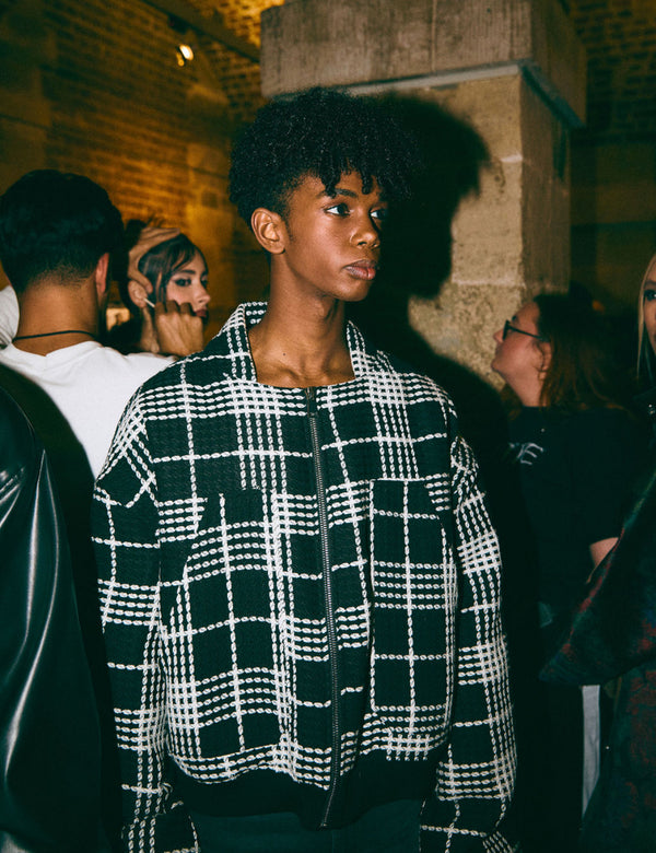 Tell The Truth Black Tweed Jacket