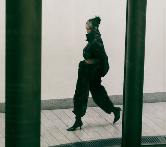 Tell The Truth Black Nylon Jacket