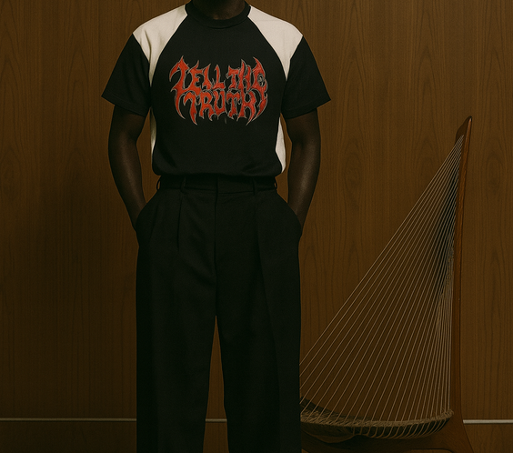 Tell The Truth Panel Cotton T-Shirt