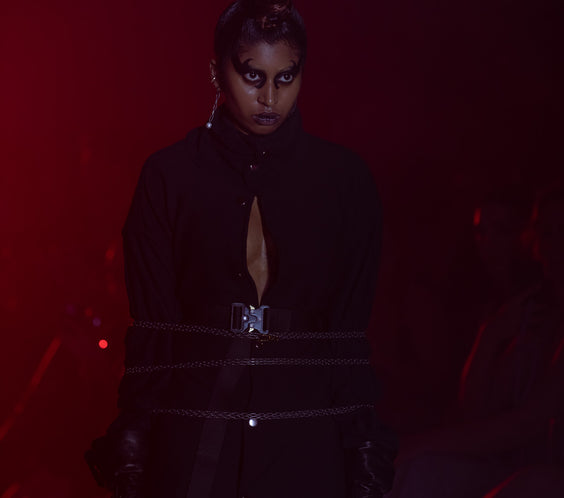 Tell The Truth's Cult Brace Trench Coat