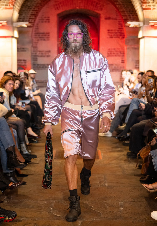 Tell The Truth Pink Clay Shorts