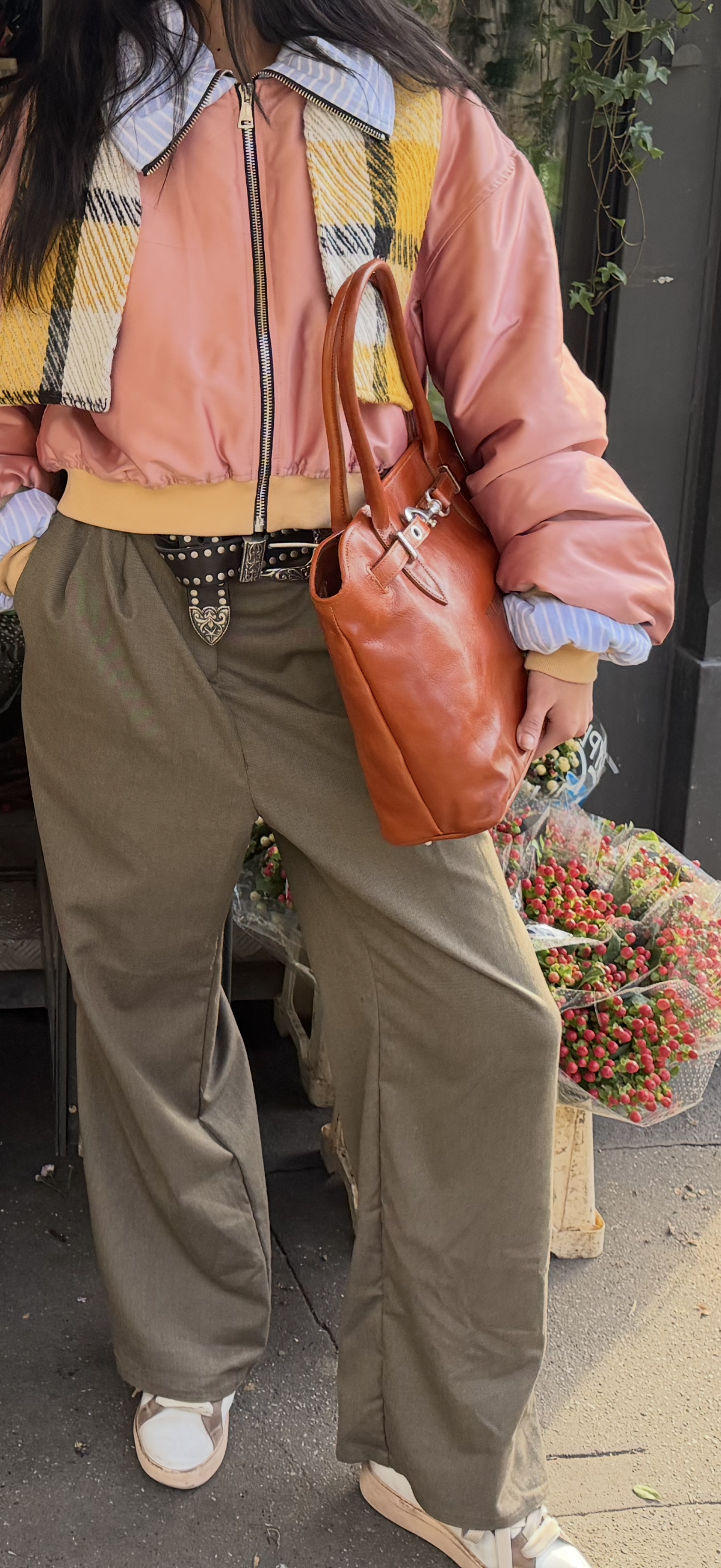 Verita Leather Bag - Cognac