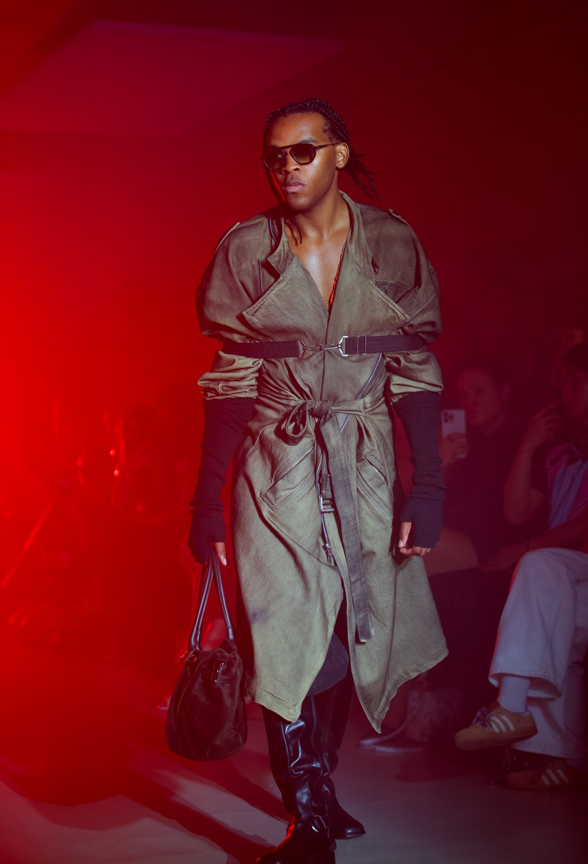 TELL THE TRUTH Dirty Trench Coat