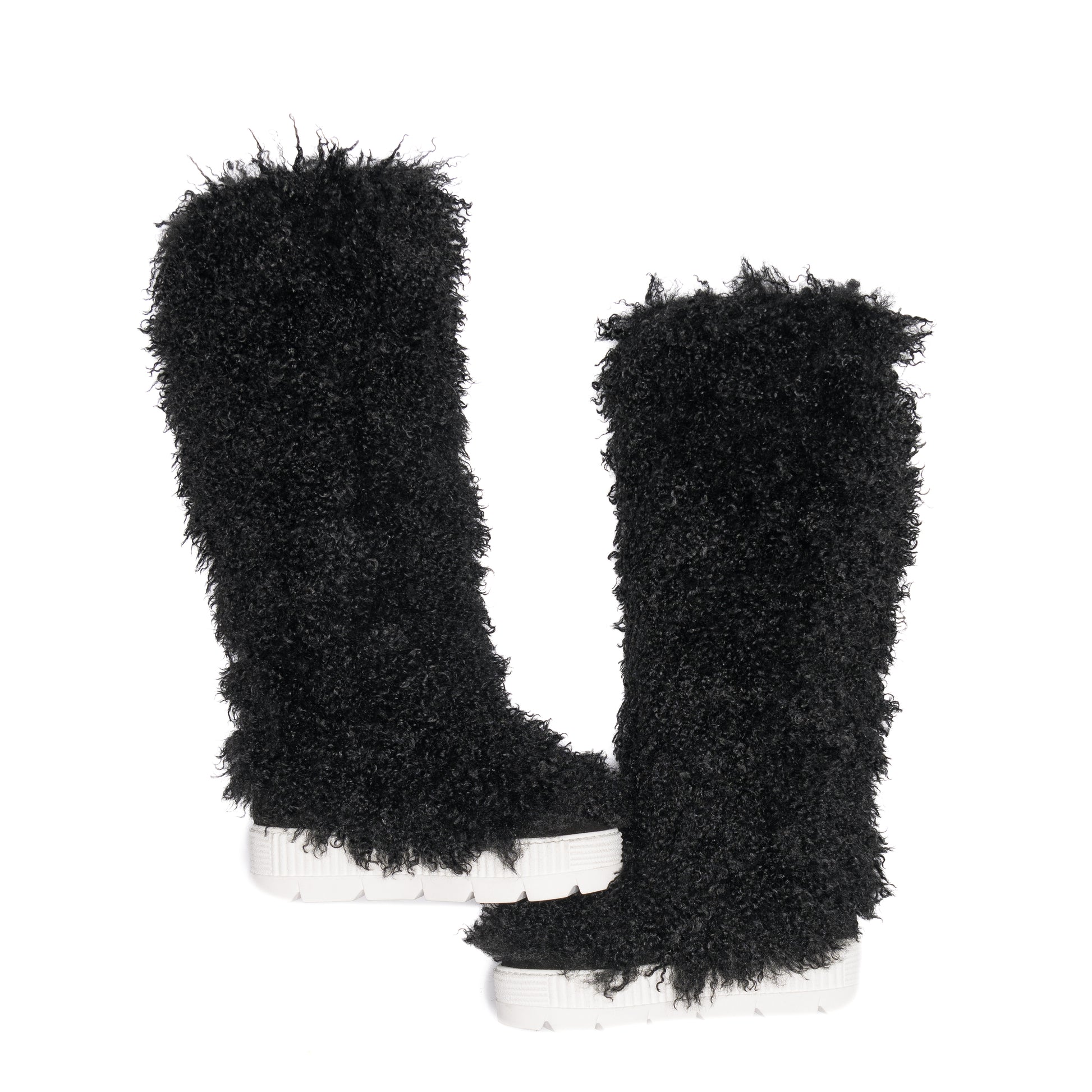 Faux Fur Tennis Boot