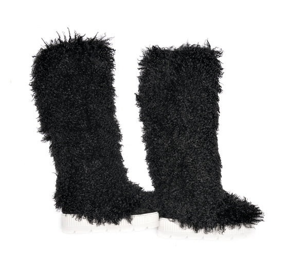 Faux Fur Tennis Boot