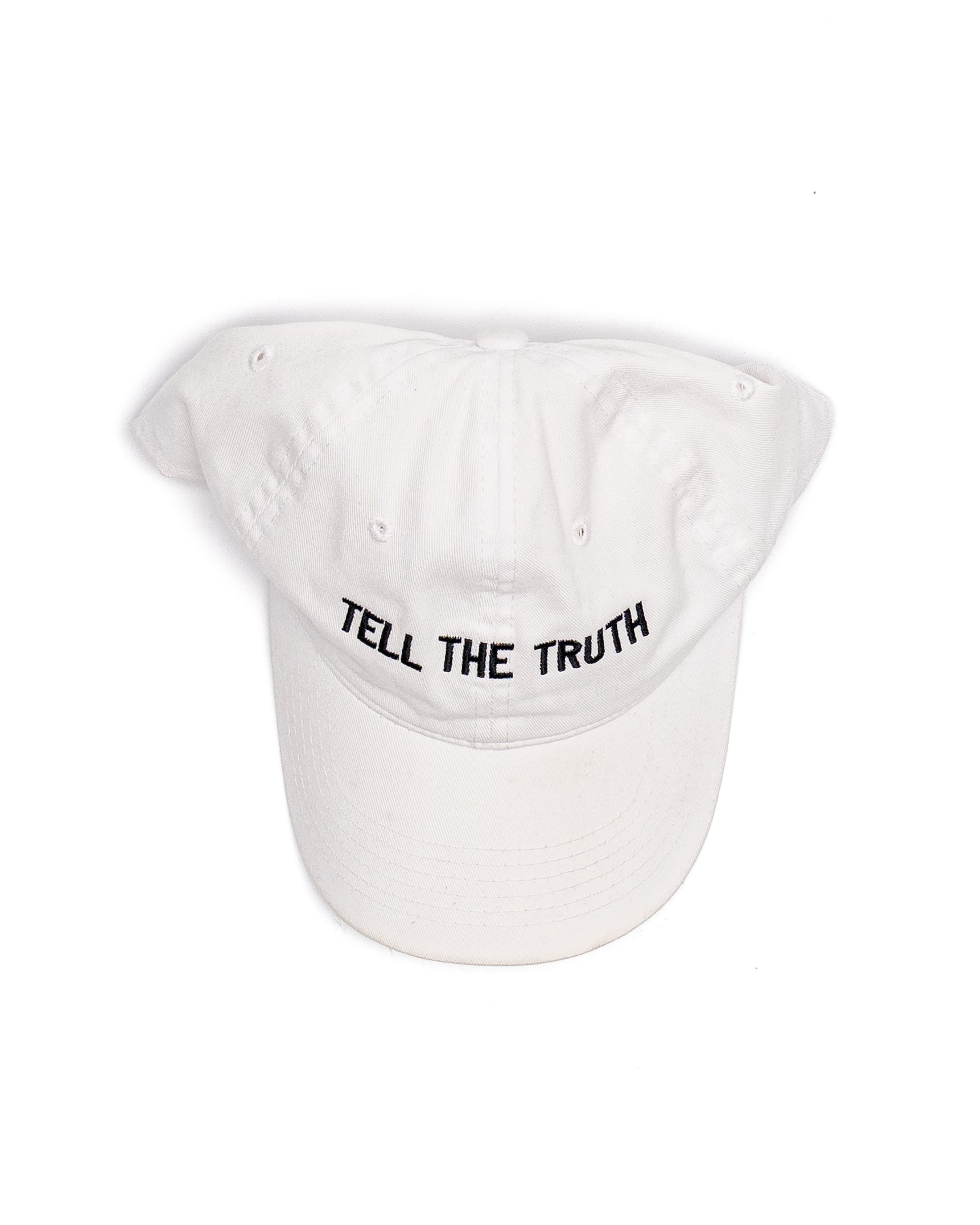 White Cotton Logo Hat