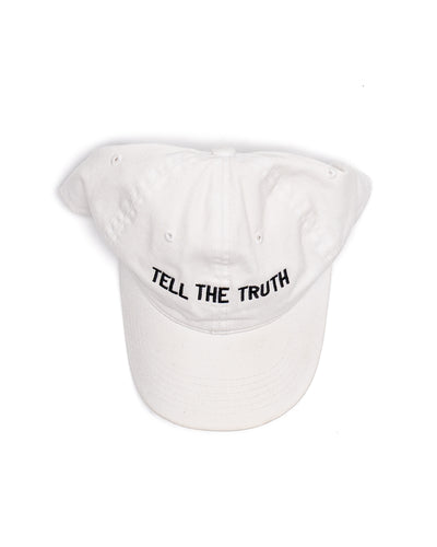 White Cotton Logo Hat