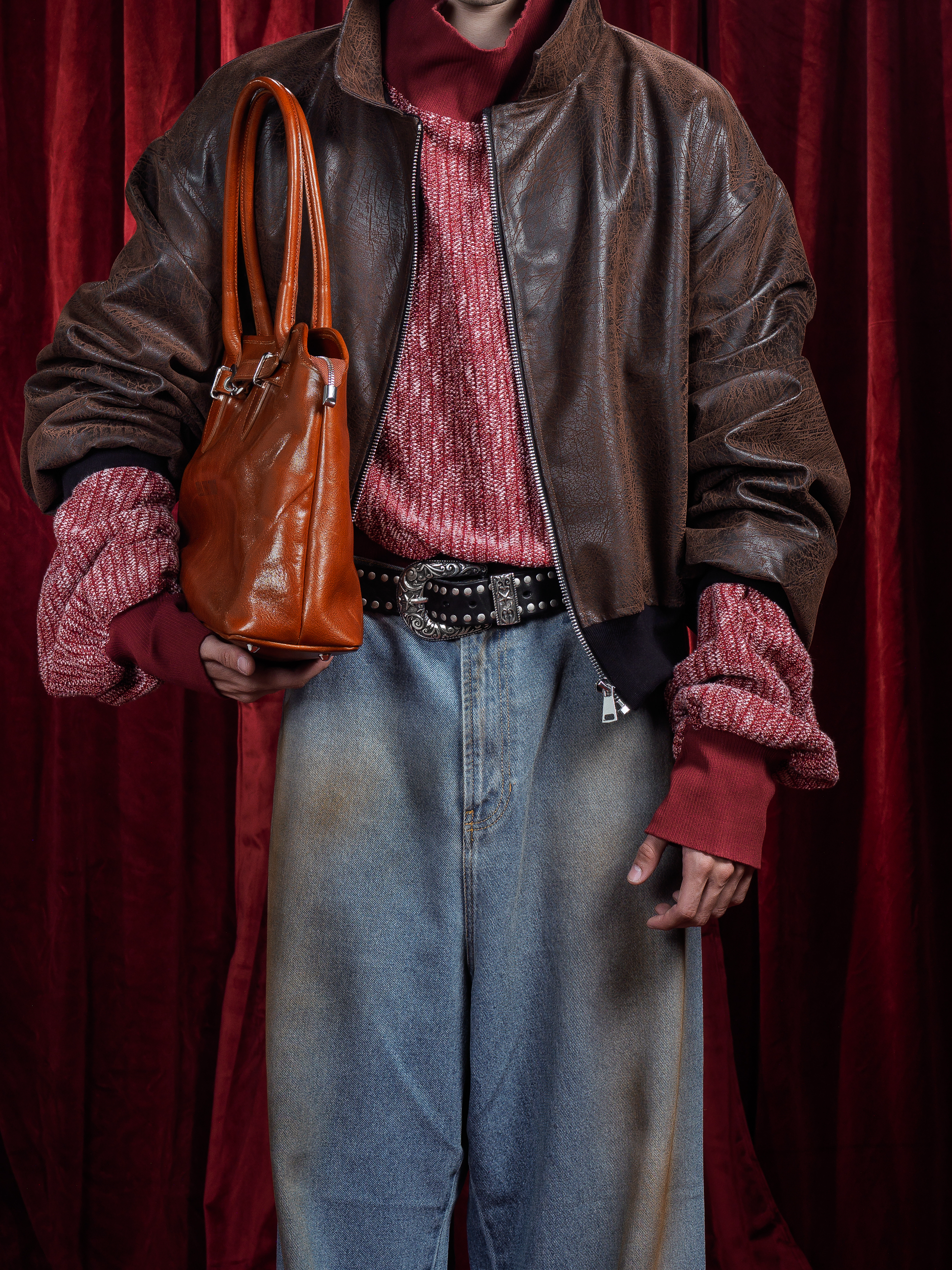 Verita Leather Bag - Cognac