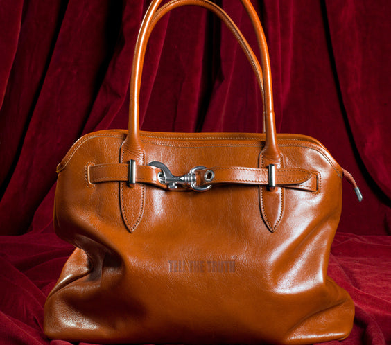 Verita Leather Bag - Cognac