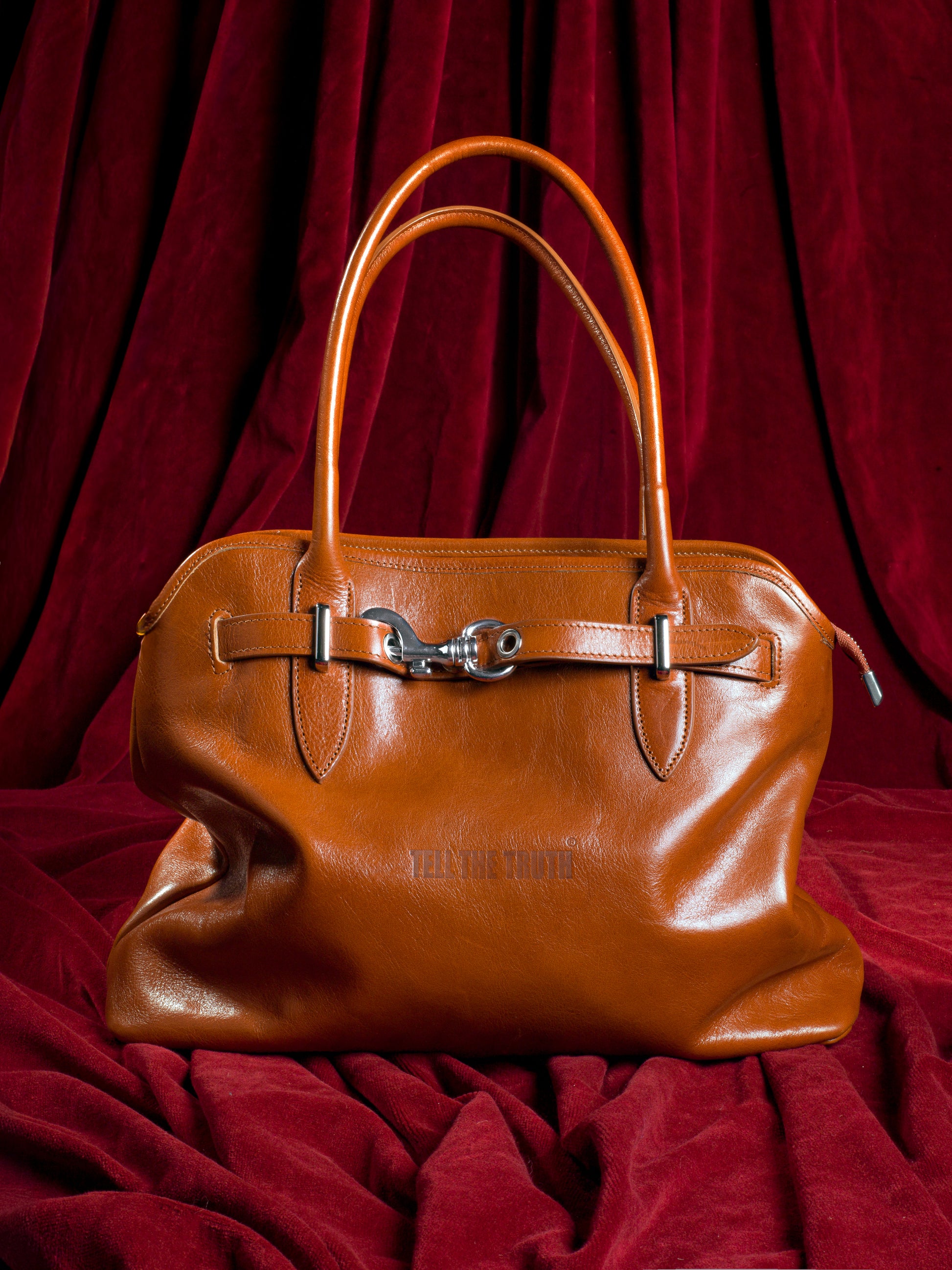 Verita Leather Bag - Cognac