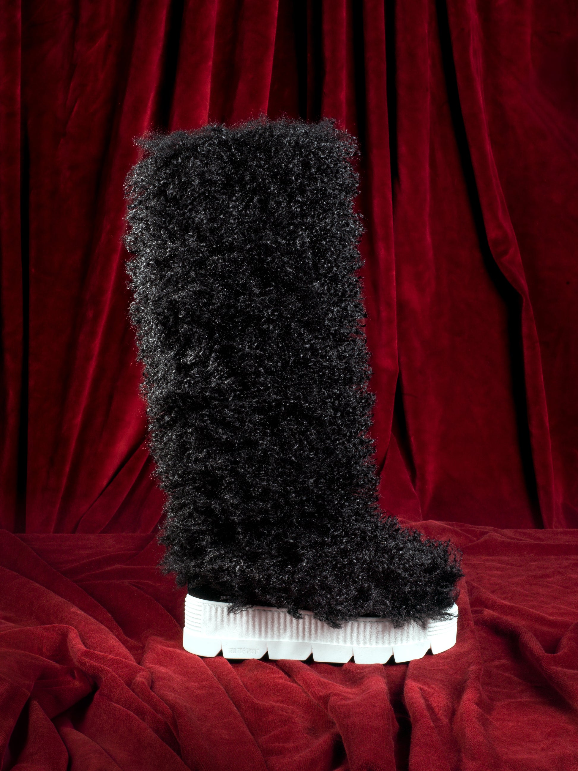 Faux Fur Tennis Boot