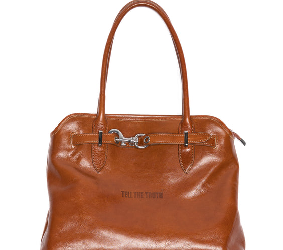 Verita Leather Bag - Cognac