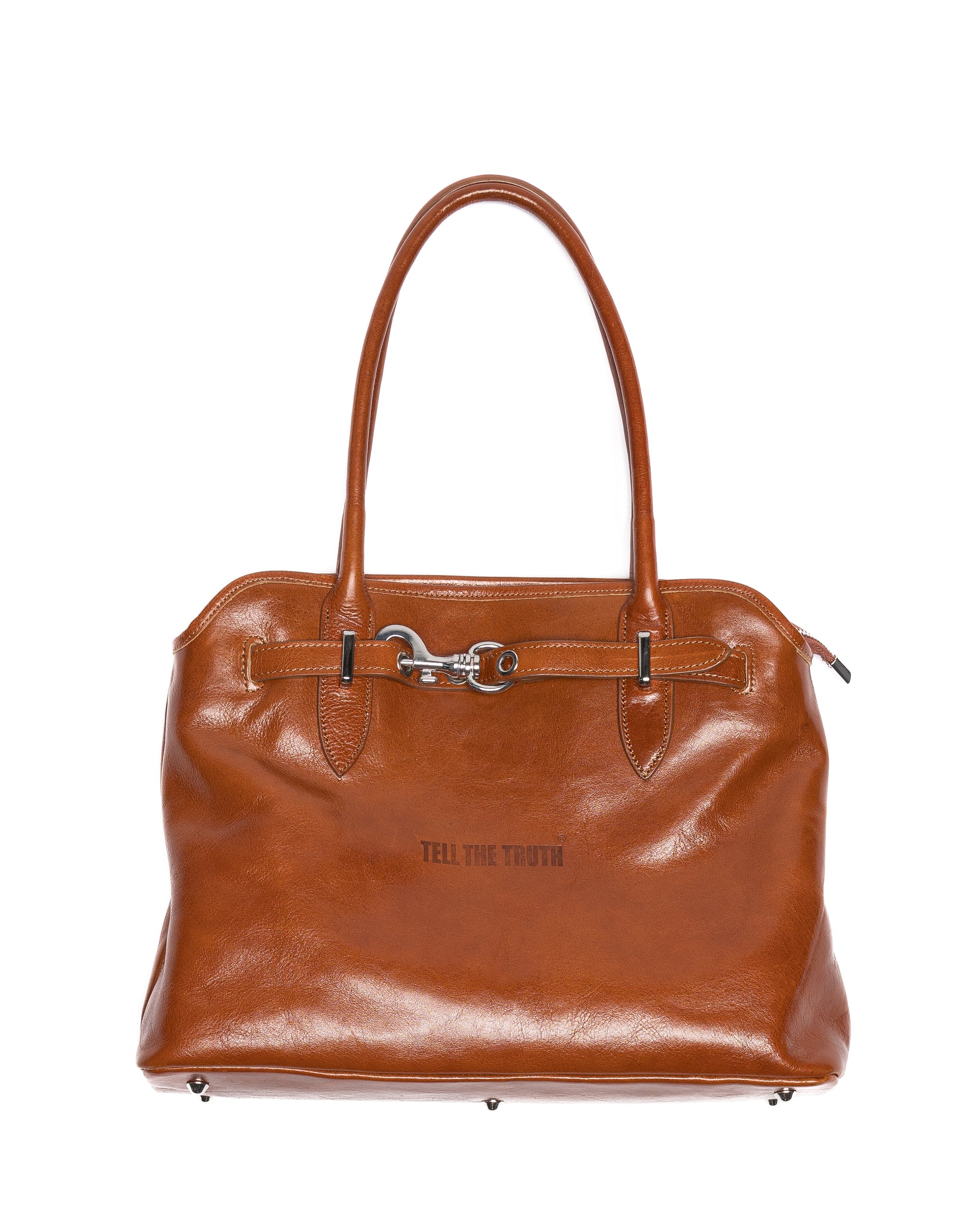 Verita Leather Bag - Cognac