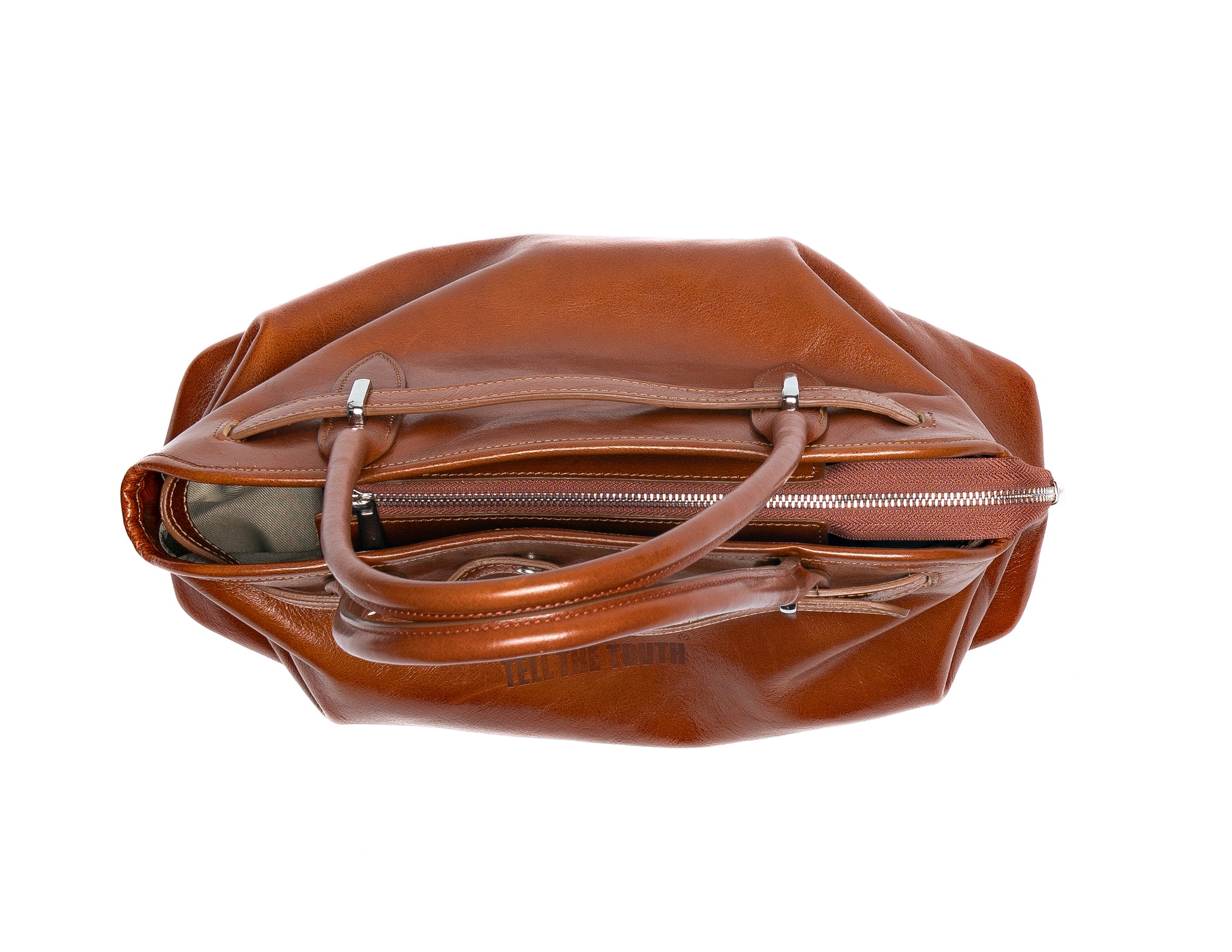 Verita Leather Bag - Cognac