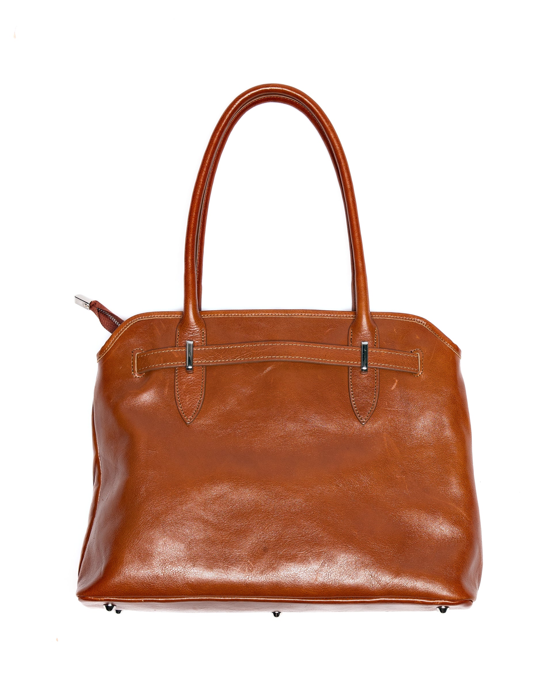 Verita Leather Bag - Cognac