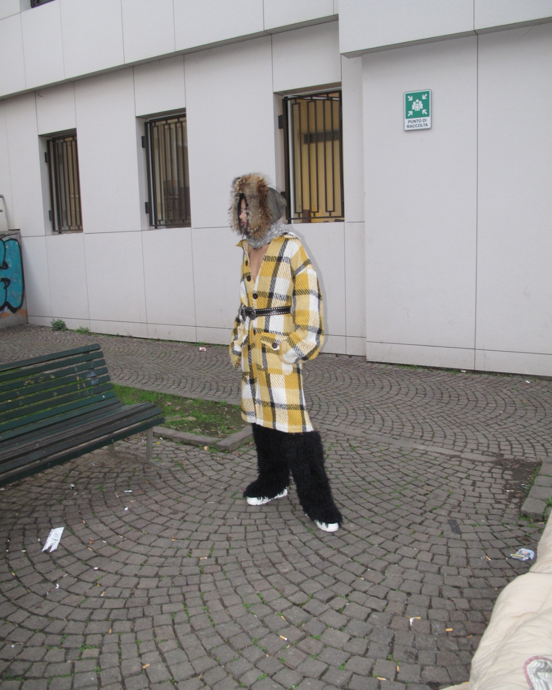 Faux Fur Tennis Boot