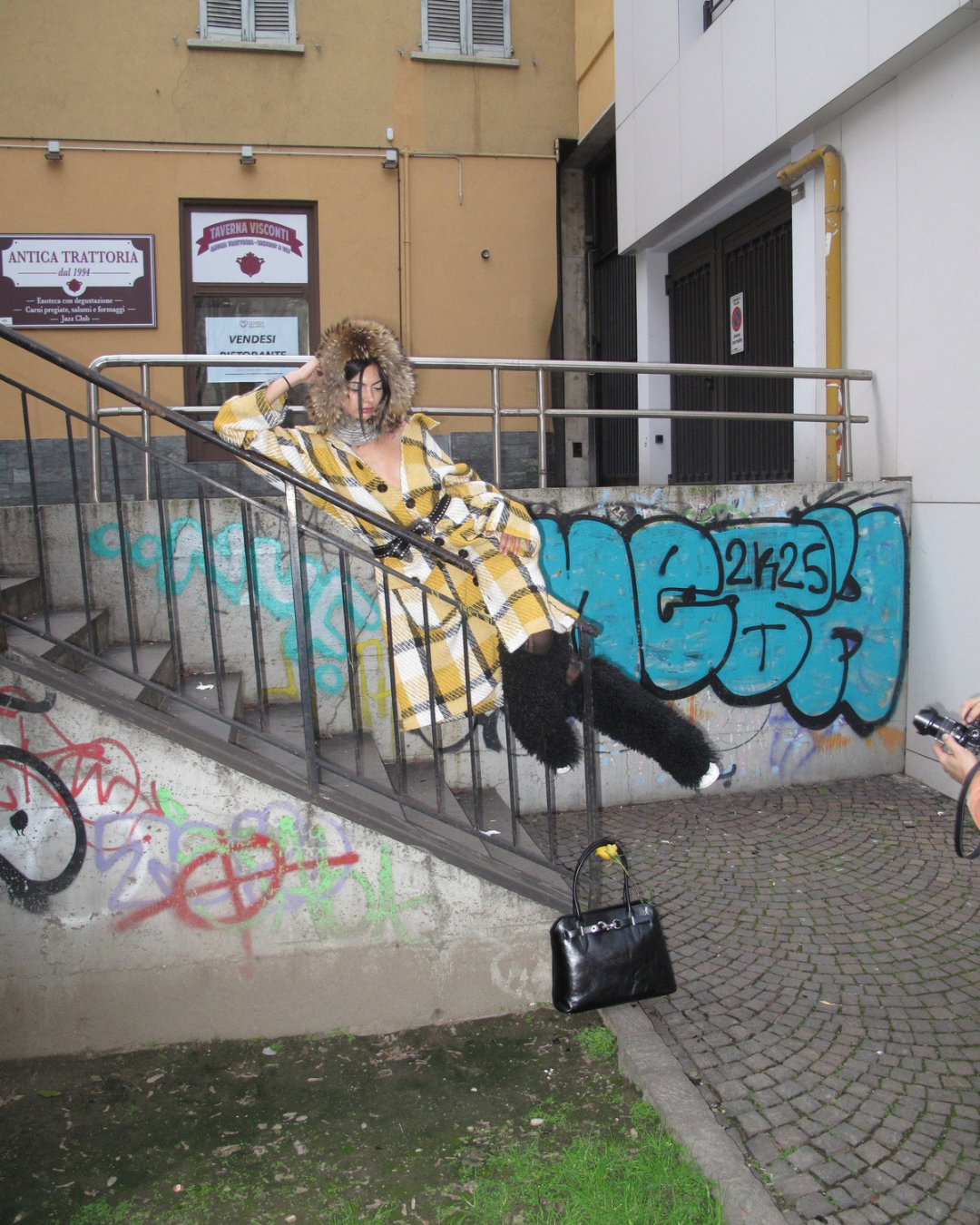 Faux Fur Tennis Boot