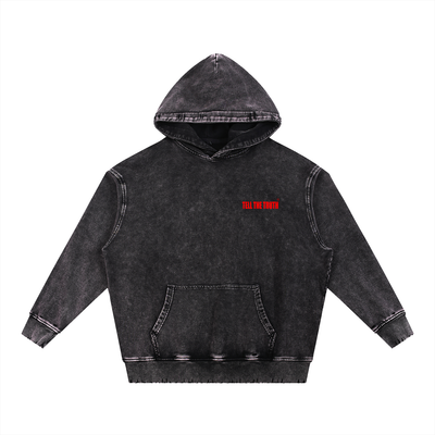 Tell The Truth Hand-Frayed Heavyweight  Hoodie