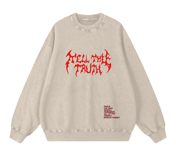 I Know Oversized Sweatshirt