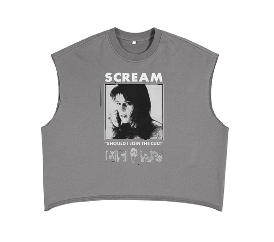 Right & Wrong Boxy Tank Top