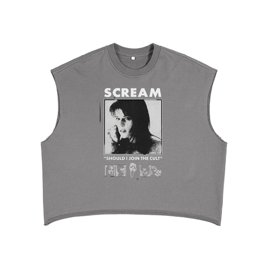 RIGHT & WRONG  Boxy Tank Top