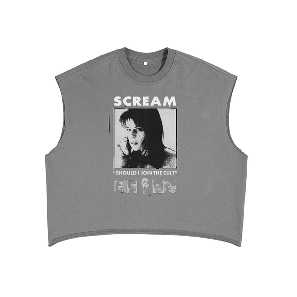 Right & Wrong Boxy Tank Top