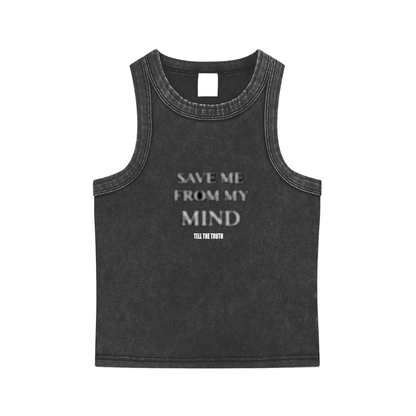 SAVE ME FEMME WASHED TANK TOP