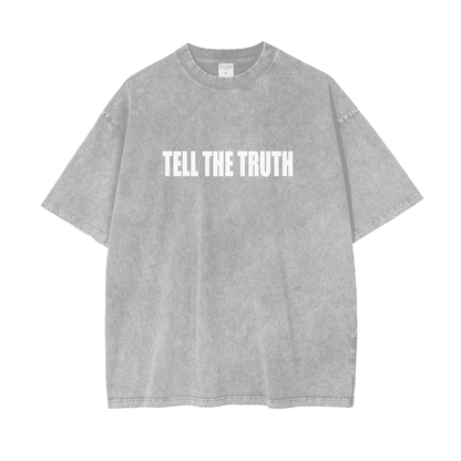 TELL THE TRUTH Experiment Washed T-Shirt