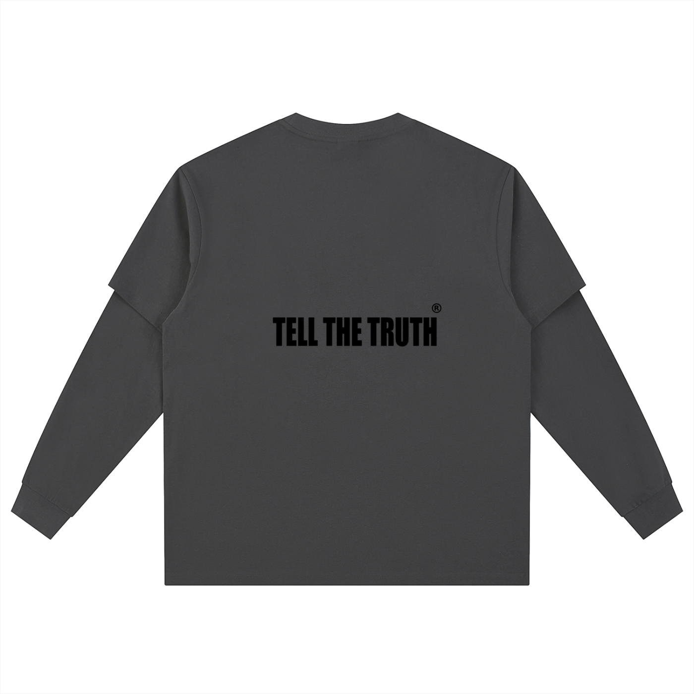 TELL THE TRUTH  Long Sleeve Oversized Tee