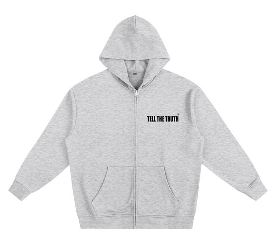 Tell The Truth Heavyweight Zip-Up Hoodie