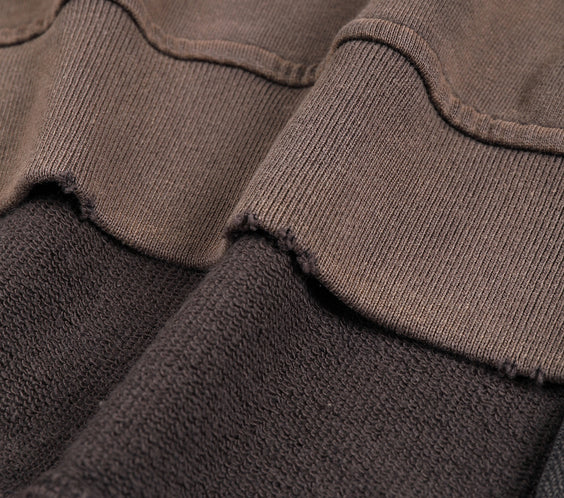 Tell The Truth Hand-Frayed Sunfade Zip Hoodie