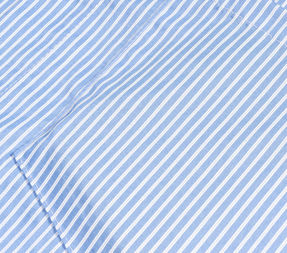 Tell The Truth Oversized Vertical Stripe Boxy Shirt