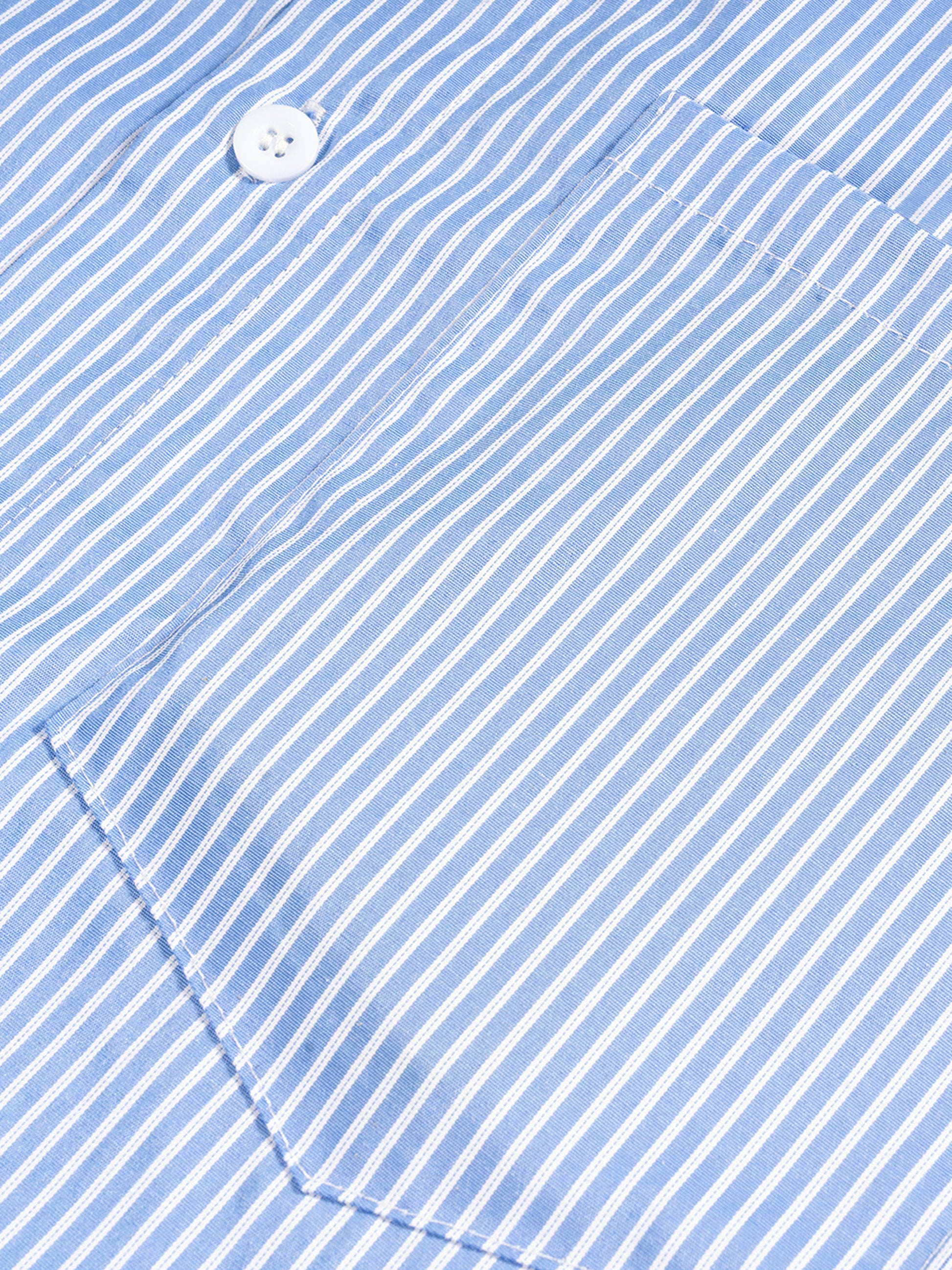 Tell The Truth Oversized Vertical Stripe Boxy Shirt