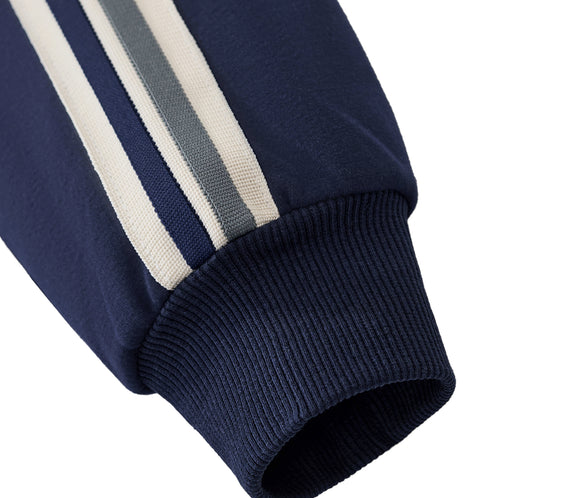Tell The Truth Side-Stripe Stand Collar  Jacket