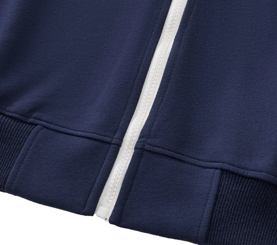 Tell The Truth Side-Stripe Stand Collar  Jacket