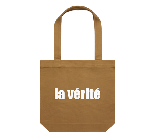 FRENCH CANVAS TOTE BAG